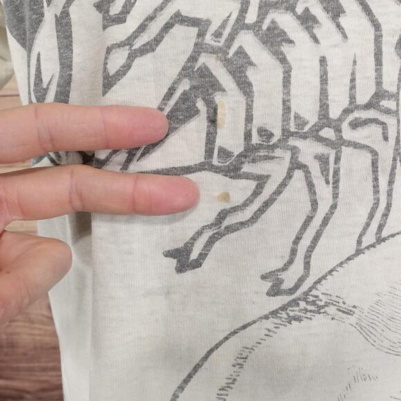 Vintage Sting Shirt Fatal Encounter 1991 Wrestling Single Stitch 90s 1991 AOP - Picture 6 of 13